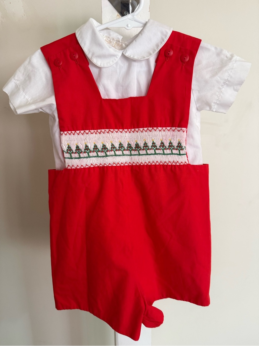 Sir John Smocked Christmas Outfit